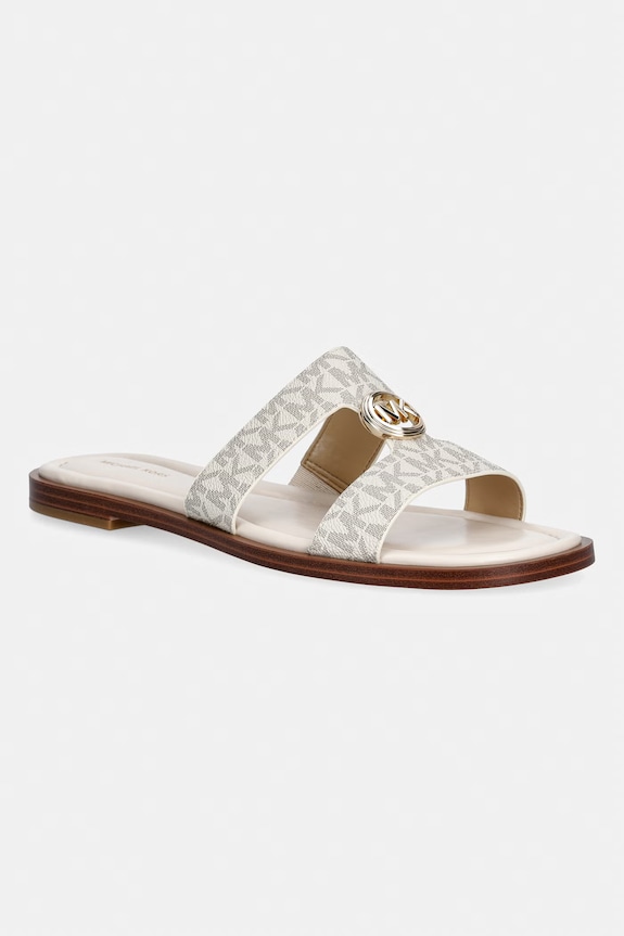 MICHAEL Michael Kors Σαγιονάρες Γυναικεία Erin Flat Sandal μπεζ 40S6ERFS2B.150