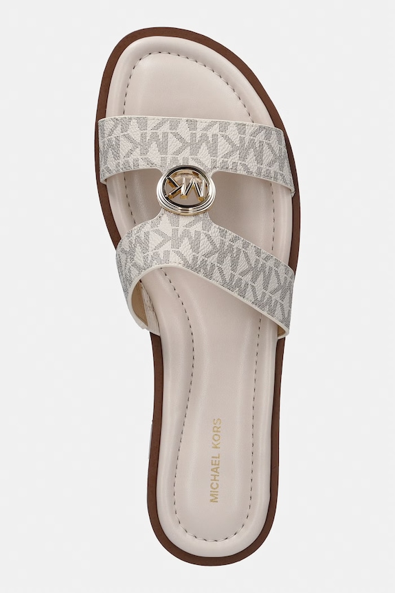 MICHAEL Michael Kors Σαγιονάρες Γυναικεία Erin Flat Sandal μπεζ 40S6ERFS2B.150