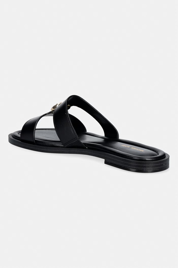 Obuwie MICHAEL Michael Kors klapki damskie skórzane Erin Flat Sandal 40S6ERFS2L.001 czarny