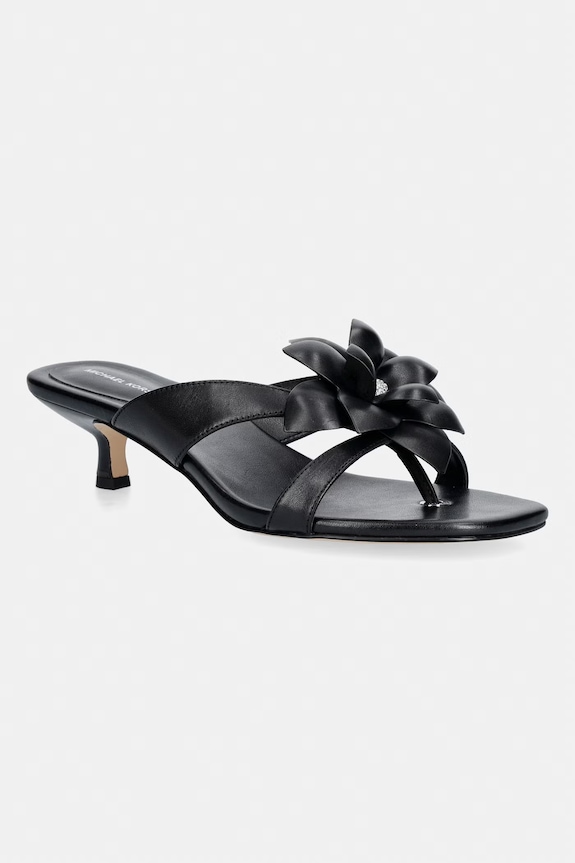 MICHAEL Michael Kors șlapi pentru femei, din piele Jacie Kitten Sandal negru 40S6JCMS3L.001