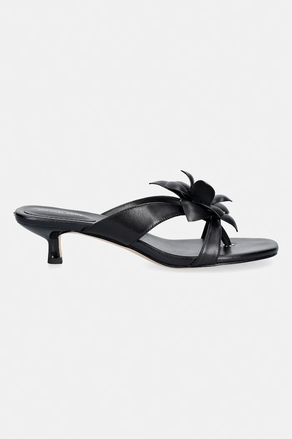MICHAEL Michael Kors șlapi pentru femei, din piele Jacie Kitten Sandal 40S6JCMS3L.001 negru SS26