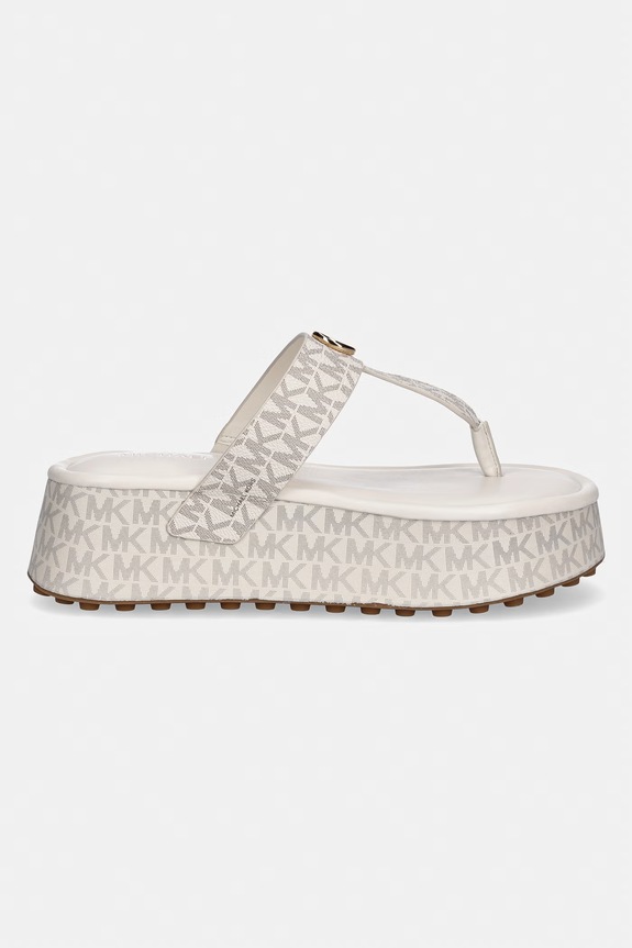 MICHAEL Michael Kors japonki damskie Koya Flip Flop 40R6KOFA2B.150 beżowy SS26