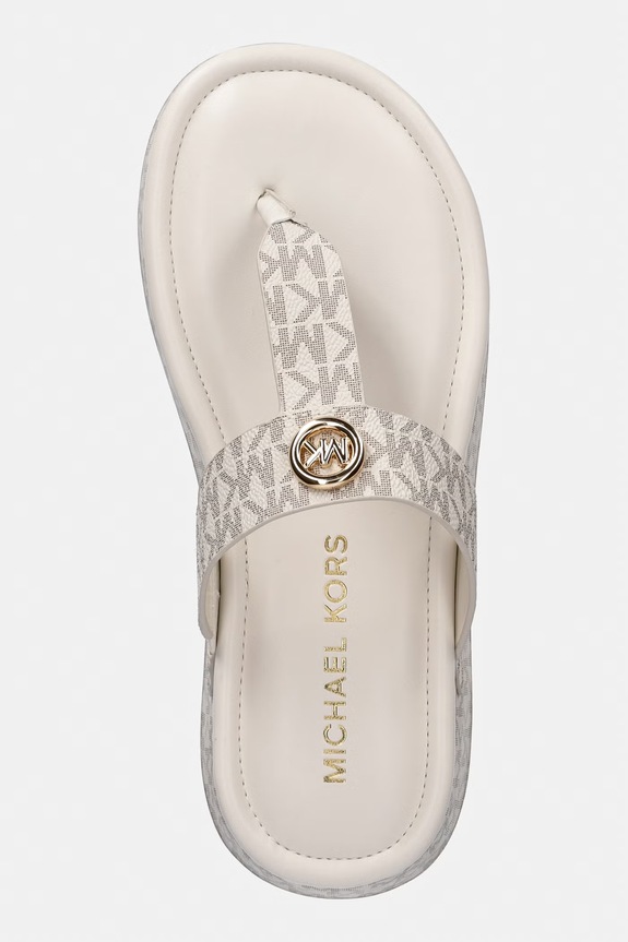MICHAEL Michael Kors japonki damskie Koya Flip Flop beżowy 40R6KOFA2B.150