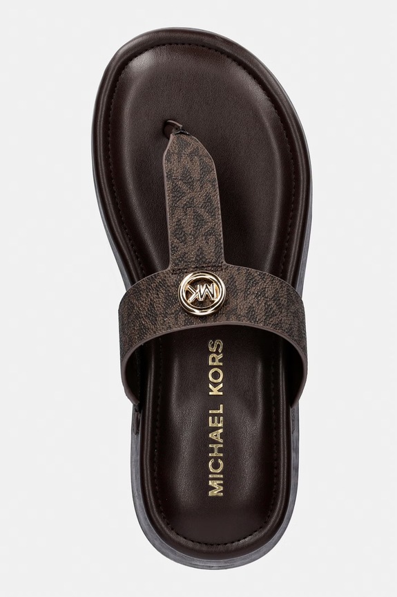 MICHAEL Michael Kors japonki damskie Koya Flip Flop brązowy 40R6KOFA2B.200