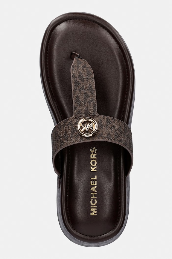 MICHAEL Michael Kors japonki damskie Koya Flip Flop brązowy 40R6KOFA2B.200