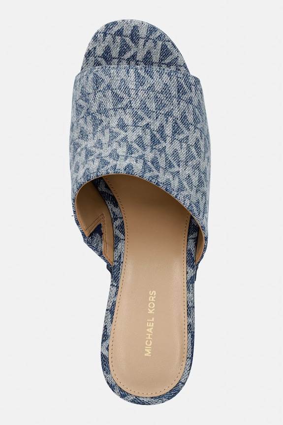 MICHAEL Michael Kors σαγιονάρες Γυναικεία Mayes Wedge Sandal μπλε 40S6MYMS1Y.452
