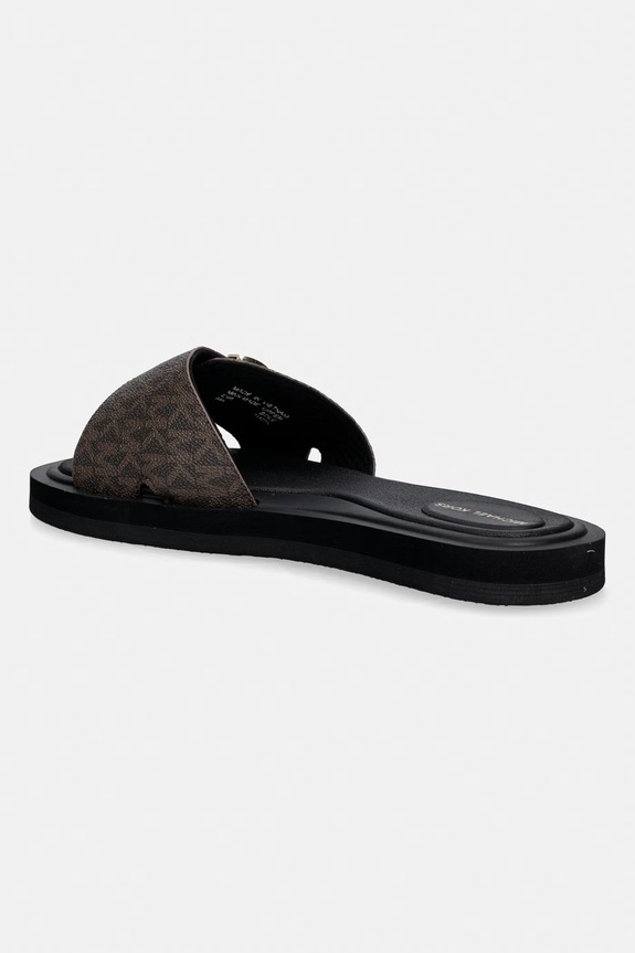 Obuwie MICHAEL Michael Kors klapki damskie Mk Pool Slide 40R6MKFA1B.200 brązowy