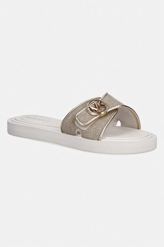 MICHAEL Michael Kors papuci Mk Pool Slide sintetic aur 40R6MKFA1D.740