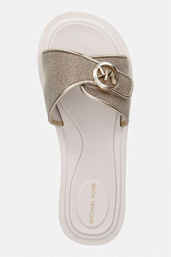 MICHAEL Michael Kors papuci Mk Pool Slide aur 40R6MKFA1D.740
