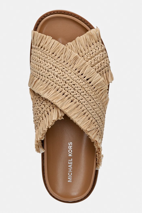 MICHAEL Michael Kors šľapky dámske Peyton Flat Sandal béžová 40S6PYFS1D.270