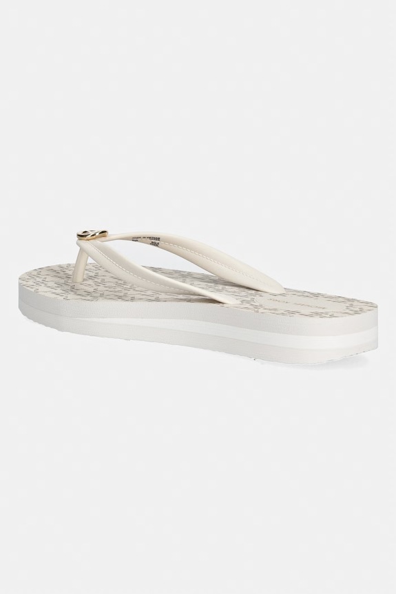 Încălțăminte MICHAEL Michael Kors șlapi pentru femei Posie Flip Flop 40S6PSFA2Q.150 bej