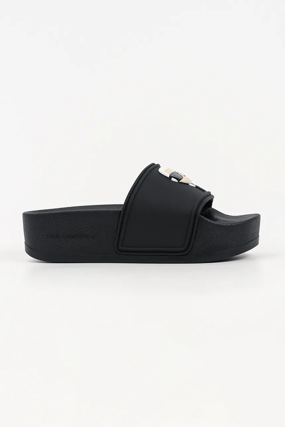 Karl Lagerfeld klapki damskie Kondo Maxi Ii czarny KL80805C.V00