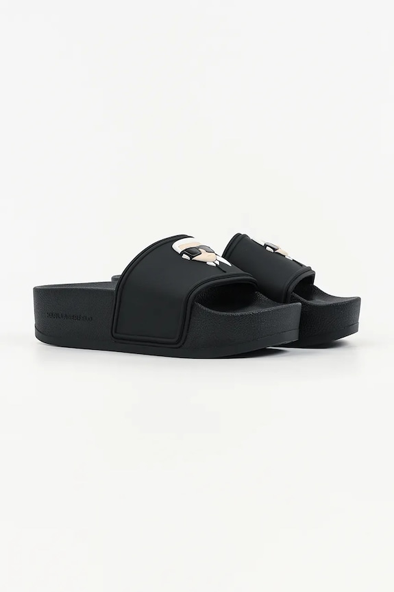 Karl Lagerfeld klapki damskie Kondo Maxi Ii KL80805C.V00 czarny SS26