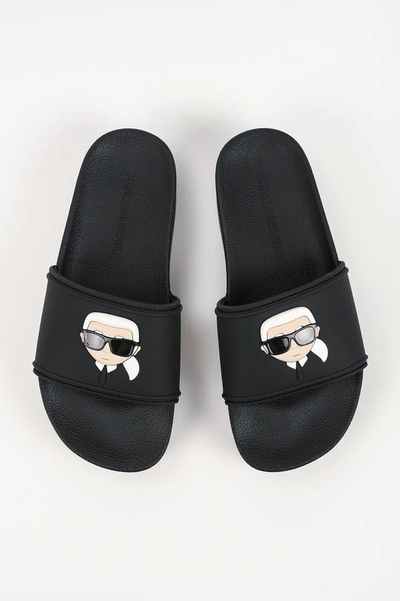 Karl Lagerfeld klapki damskie Kondo Maxi Ii czarny KL80805C.V00
