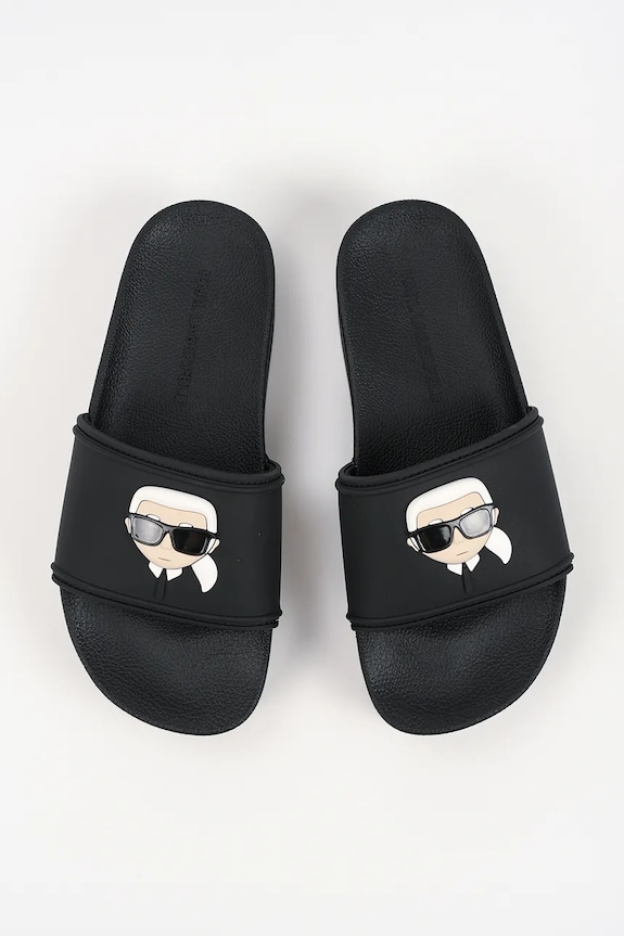 Karl Lagerfeld klapki damskie Kondo Maxi Ii czarny KL80805C.V00