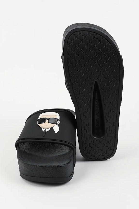 Karl Lagerfeld klapki damskie Kondo Maxi Ii KL80805C.V00 czarny