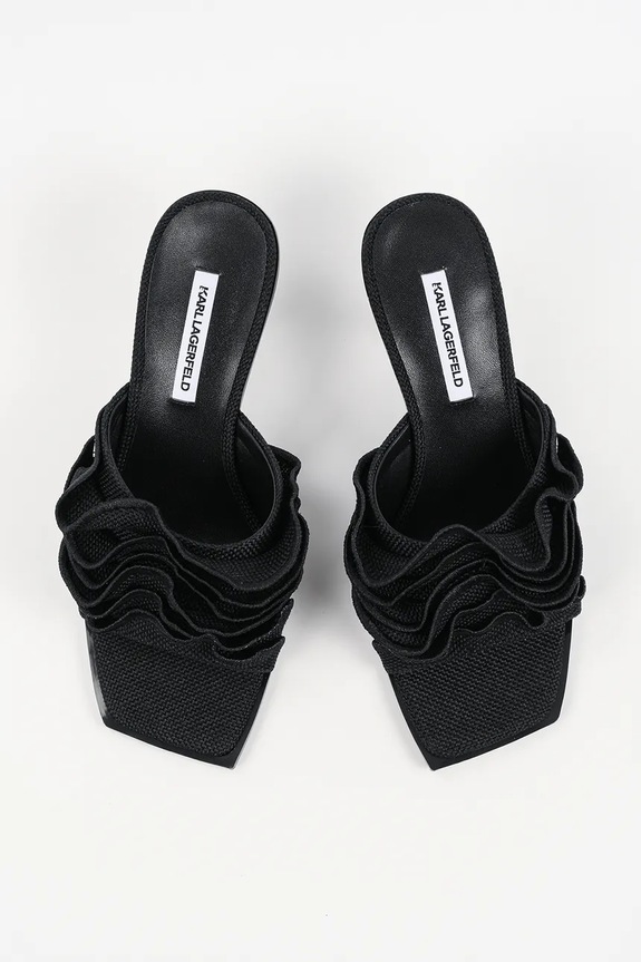 Παντόφλες Karl Lagerfeld Karmel μαύρο KL33604.T0X