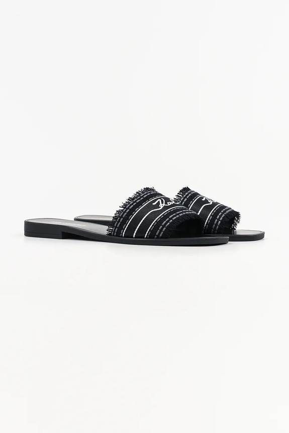 Karl Lagerfeld klapki mules damskie Skoot Iii KL80411C.B00 czarny SS26