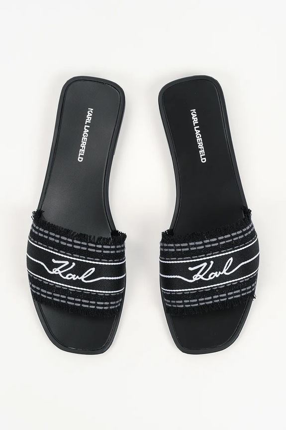 Karl Lagerfeld klapki mules damskie Skoot Iii czarny KL80411C.B00
