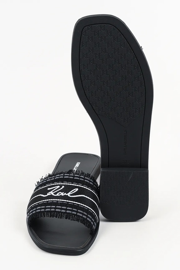 Karl Lagerfeld klapki mules damskie Skoot Iii KL80411C.B00 czarny