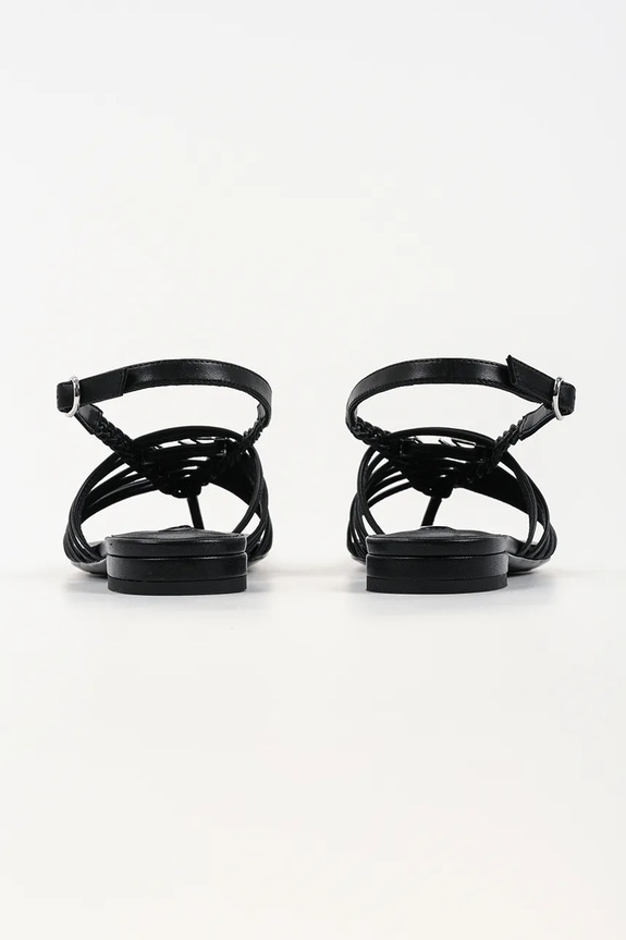 Обувки Кожени сандали Karl Lagerfeld Alisso Ii KL82526.000 черен