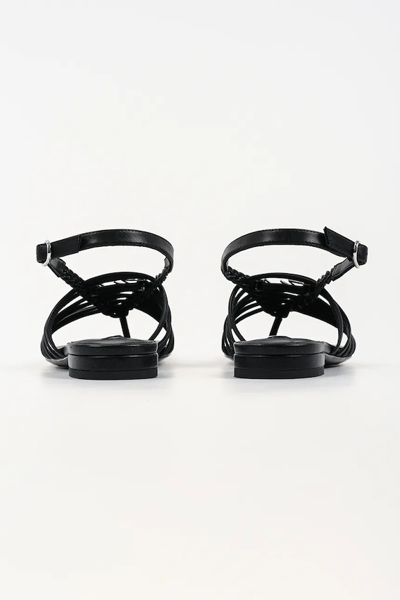 Обувки Кожени сандали Karl Lagerfeld Alisso Ii KL82526.000 черен
