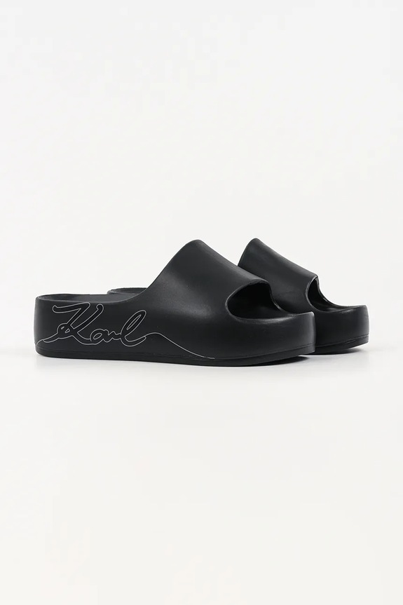 Karl Lagerfeld papuci cu platformă de damă Kobo Ii KL86048F.V00 negru SS26