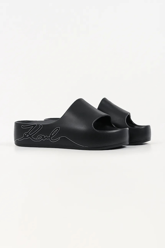 Karl Lagerfeld papuci cu platformă de damă Kobo Ii KL86048F.V00 negru SS26