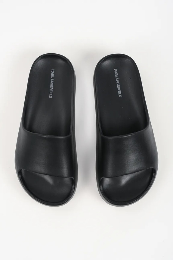 Karl Lagerfeld papuci cu platformă de damă Kobo Ii negru KL86048F.V00