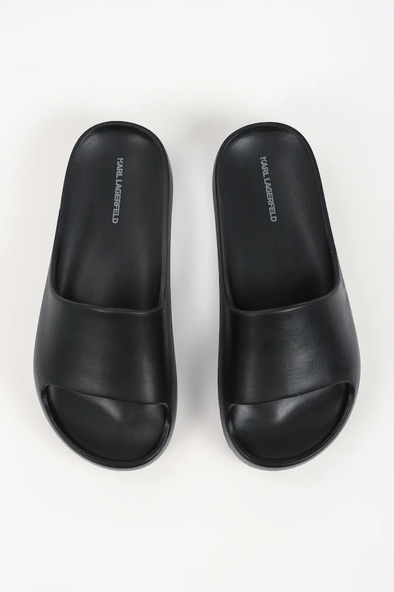 Karl Lagerfeld papuci cu platformă de damă Kobo Ii negru KL86048F.V00