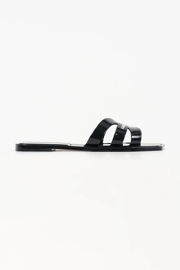 Karl Lagerfeld papuci Jelly Iv sintetic negru KL80025S.V00