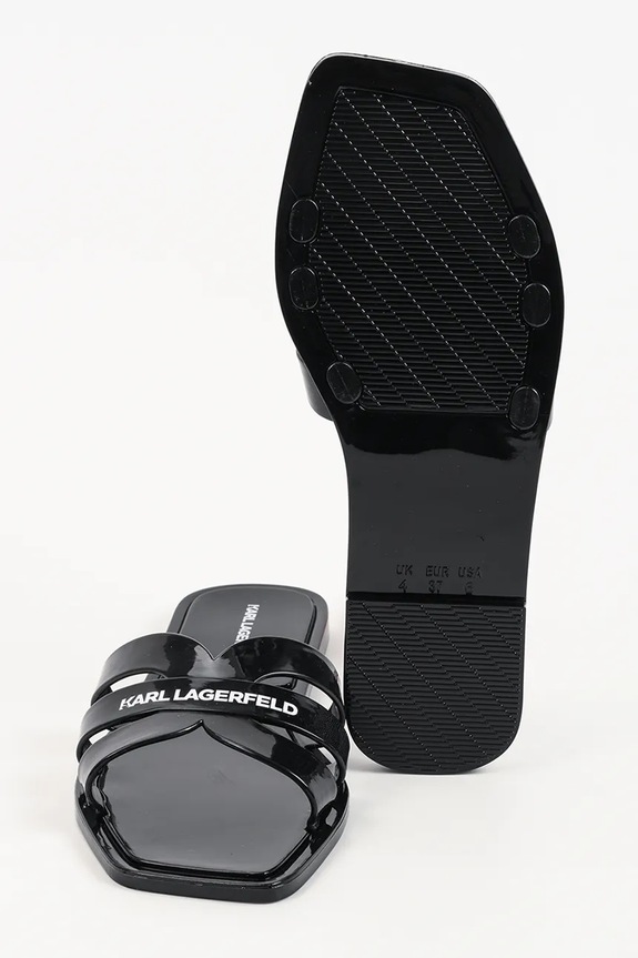Karl Lagerfeld papuci Jelly Iv KL80025S.V00 negru