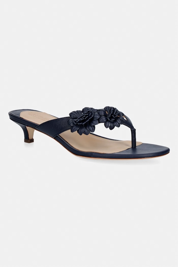 Lauren Ralph Lauren tangapapucs női bőr Frncsa Flwr sötétkék 802P10399002.410