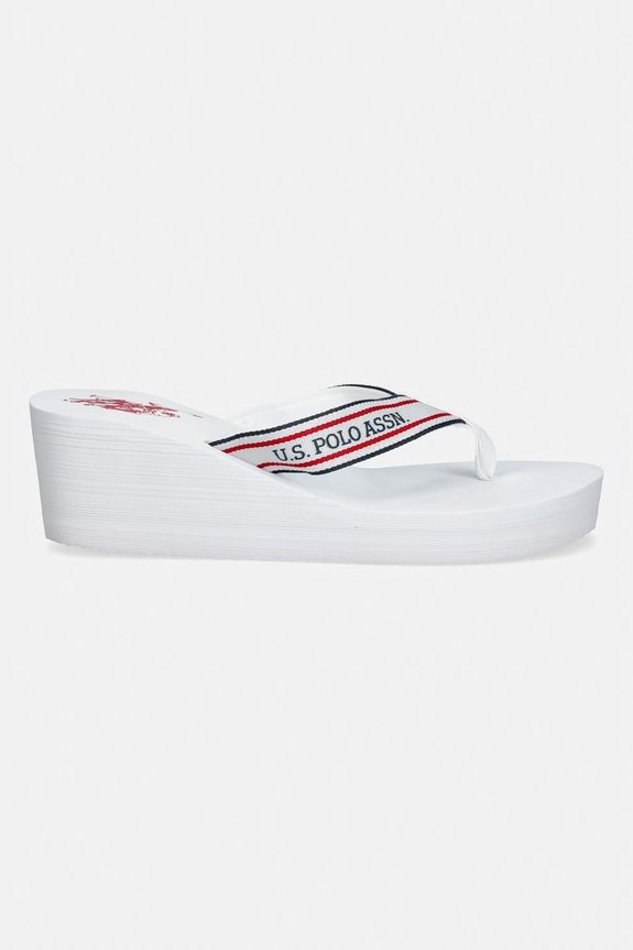 U.S. Polo Assn. șlapi pentru femei CHANY006B CHANY006W.6T3 alb SS26