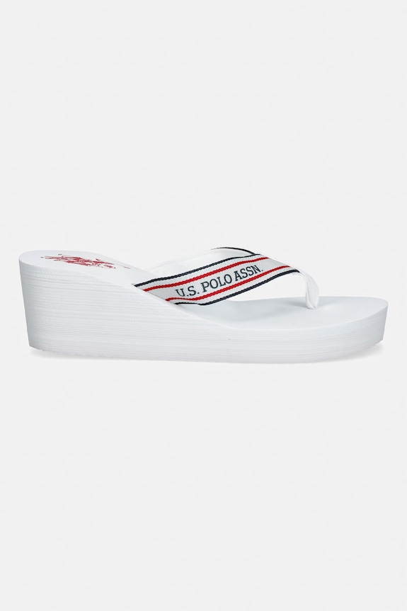 U.S. Polo Assn. șlapi pentru femei CHANY006B CHANY006W.6T3 alb SS26