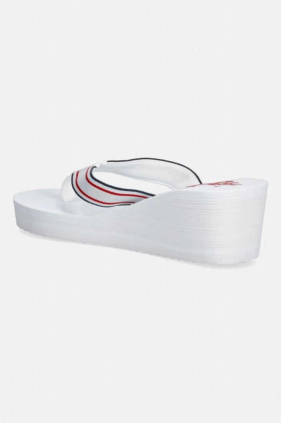 Încălțăminte U.S. Polo Assn. șlapi pentru femei CHANY006B CHANY006W.6T3 alb