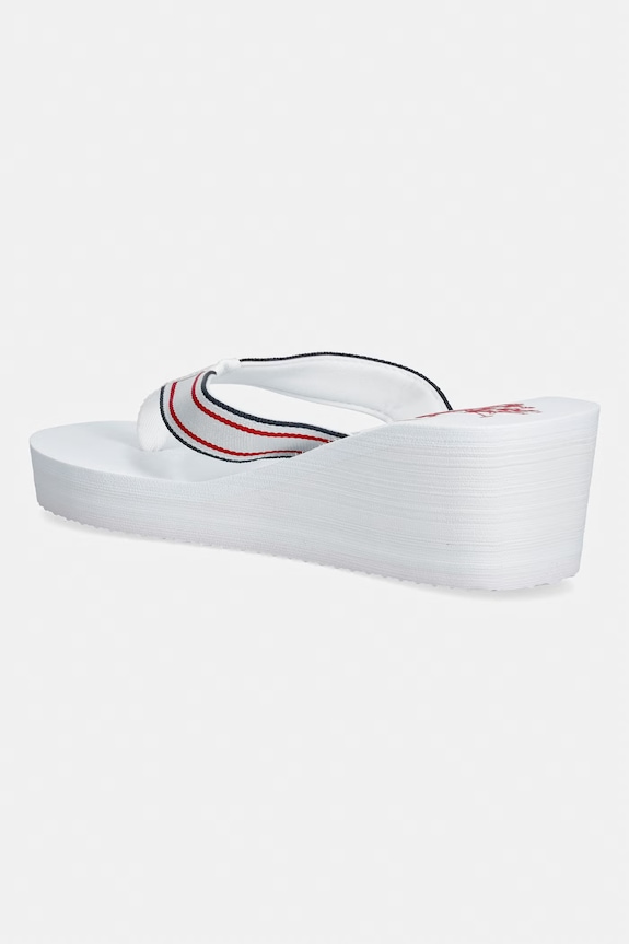 Încălțăminte U.S. Polo Assn. șlapi pentru femei CHANY006B CHANY006W.6T3 alb