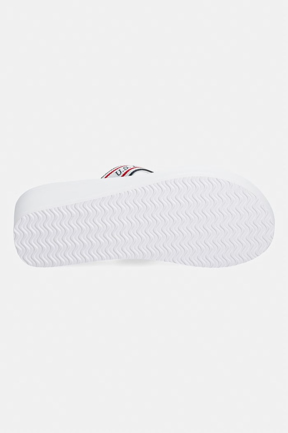 U.S. Polo Assn. șlapi pentru femei CHANY006B CHANY006W.6T3 alb