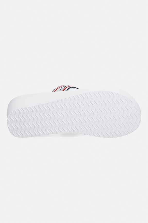 U.S. Polo Assn. șlapi pentru femei CHANY006B CHANY006W.6T3 alb