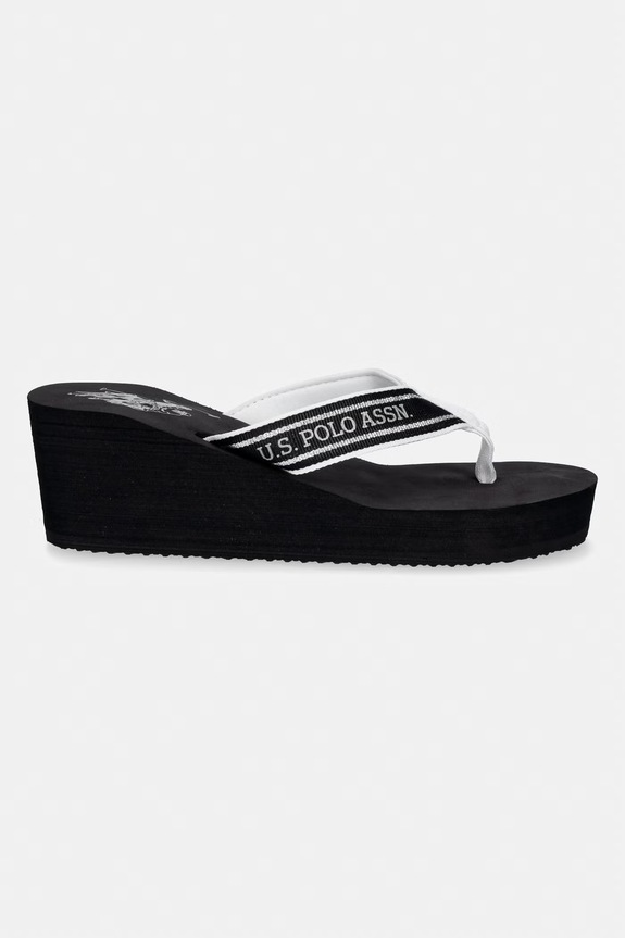 U.S. Polo Assn. șlapi pentru femei CHANY006B CHANY006W.6T3 negru SS26