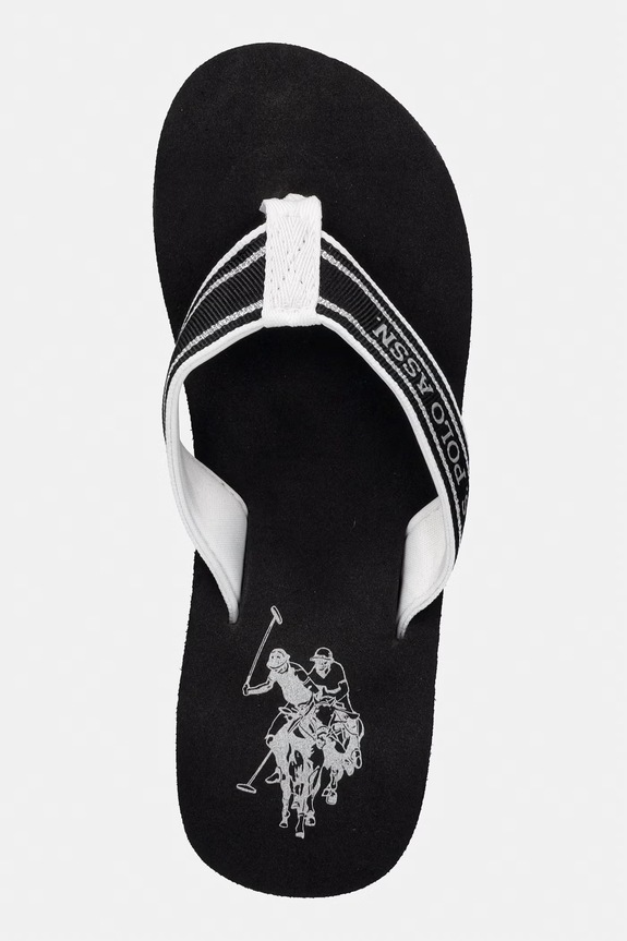 U.S. Polo Assn. șlapi pentru femei CHANY006B negru CHANY006W.6T3