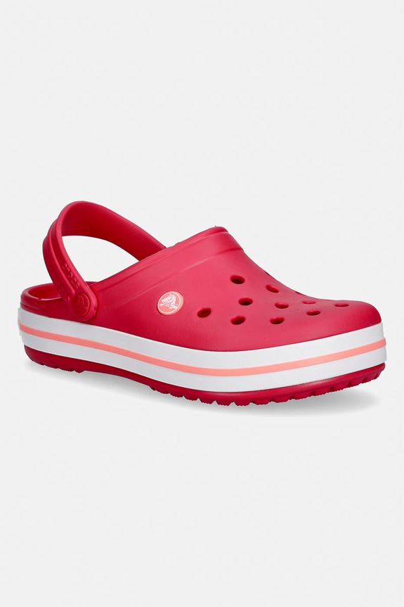 Crocs klapki damskie Crocband czerwony 11016.7AQ