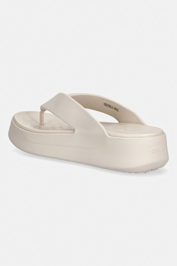 Cipők Crocs tangapapucs női Getaway Platform Flip 209410.160 bézs