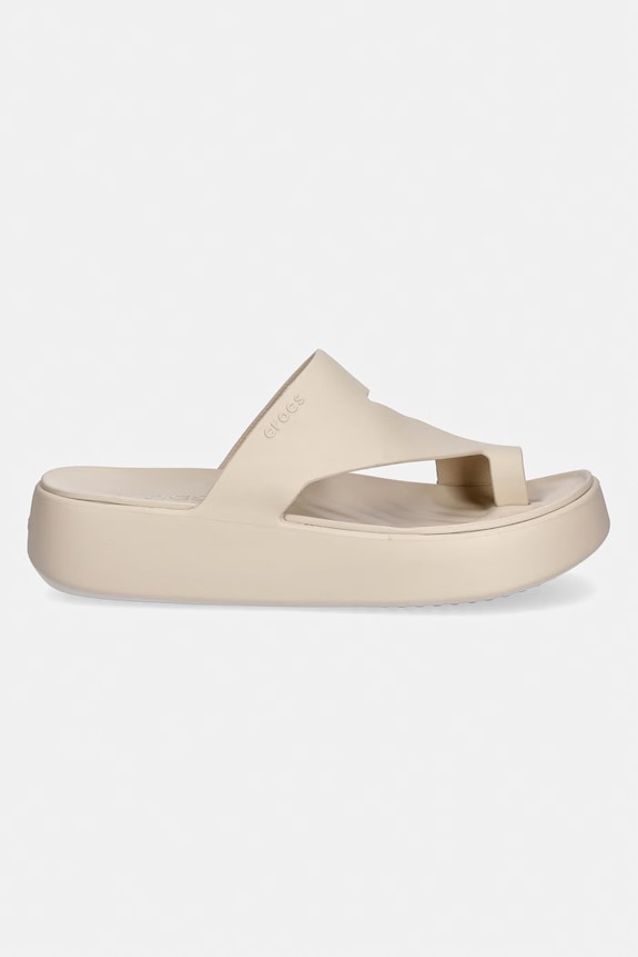 Žabky Crocs Getaway Platform Toe Loop 210834.0LH béžová SS26