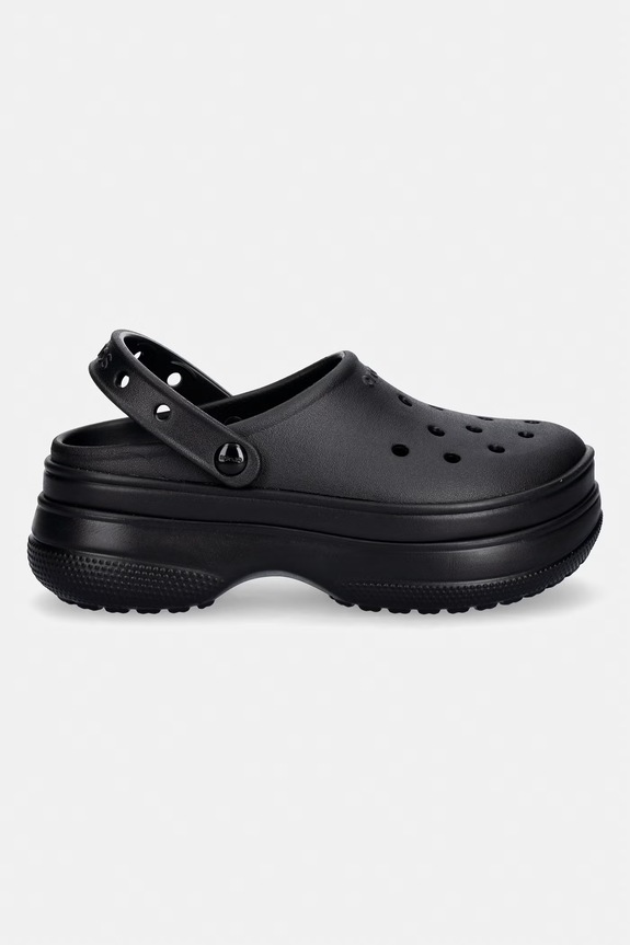 Crocs papuci Classic Stacked Clog 211355.060 negru SS26