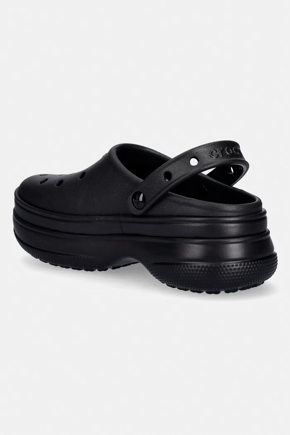 Încălțăminte Crocs papuci Classic Stacked Clog 211355.060 negru