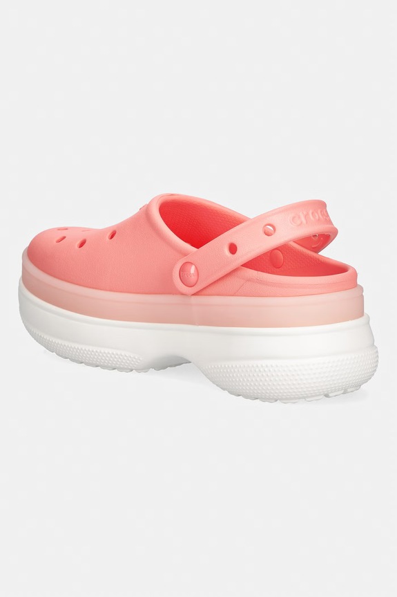 Încălțăminte Crocs papuci Classic Frosted Stacked Clog 212567.6UI roz