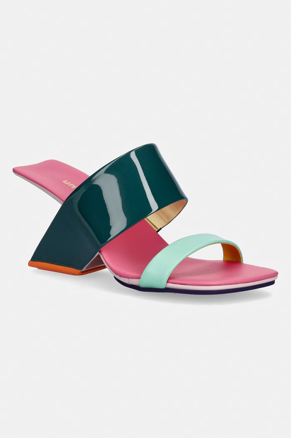 United Nude klapki skórzane Loop Hi słupek multicolor 1000597803