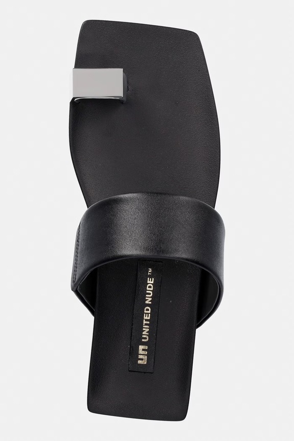 United Nude šľapky dámske kožené Loop Toe Lo čierna 1099394916