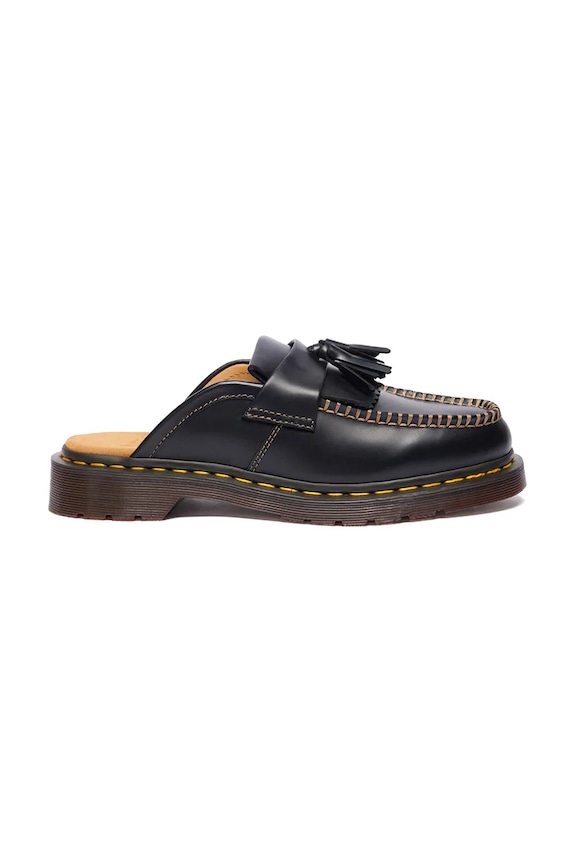 Dr. Martens klapki mules damskie skórzane Adrian Mule czarny DM42359001